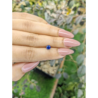 0.63 Ct. Blue Sapphire from Ceylon (Sri Lanka) Life Style