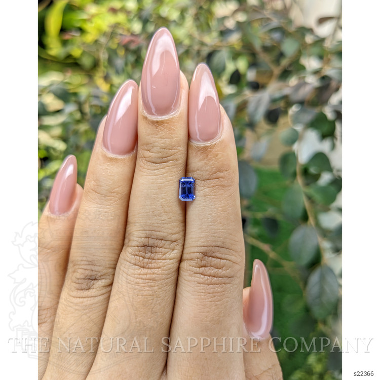 0.68 Ct. Blue Sapphire from Ceylon (Sri Lanka)