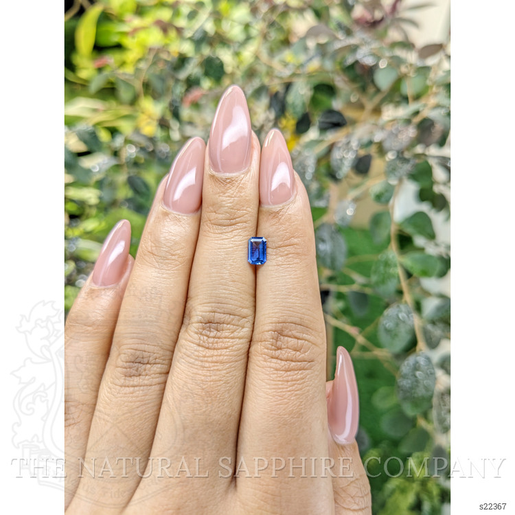 0.57 Ct. Blue Sapphire from Ceylon (Sri Lanka)
