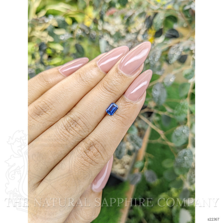 0.57 Ct. Blue Sapphire from Ceylon (Sri Lanka)