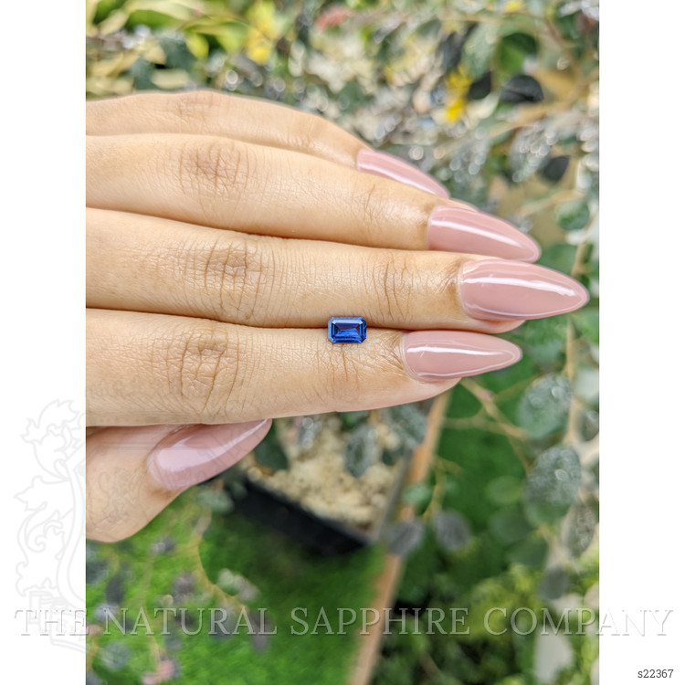 0.57 Ct. Blue Sapphire from Ceylon (Sri Lanka)