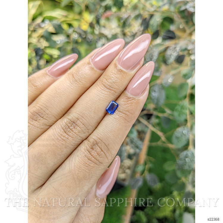 0.60 Ct. Blue Sapphire from Ceylon (Sri Lanka)