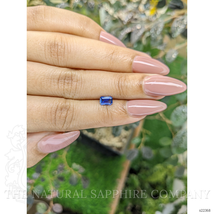 0.60 Ct. Blue Sapphire from Ceylon (Sri Lanka)