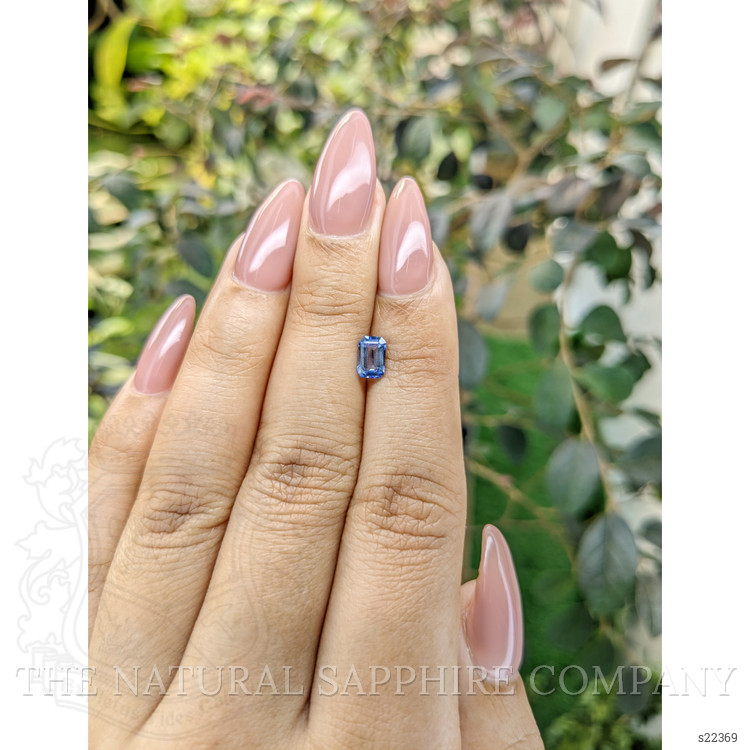 0.71 Ct. Blue Sapphire from Ceylon (Sri Lanka)
