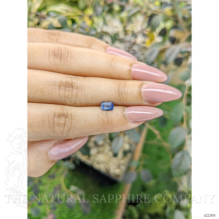 0.71 Ct. Blue Sapphire from Ceylon (Sri Lanka)