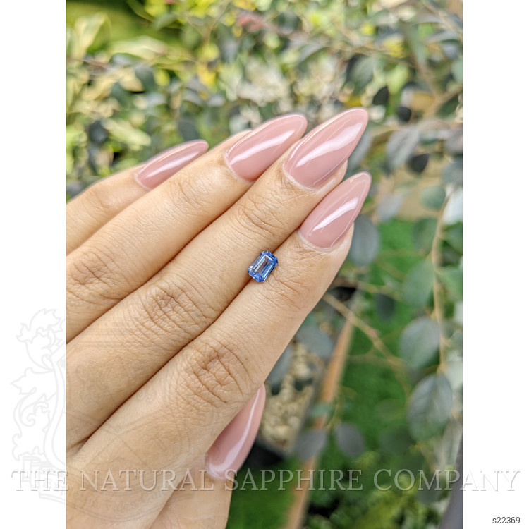 0.71 Ct. Blue Sapphire from Ceylon (Sri Lanka)