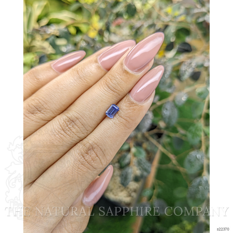 0.66 Ct. Blue Sapphire from Ceylon (Sri Lanka)