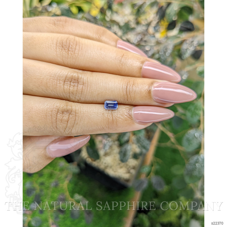 0.66 Ct. Blue Sapphire from Ceylon (Sri Lanka)
