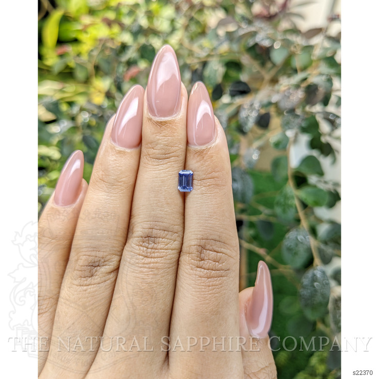 0.66 Ct. Blue Sapphire from Ceylon (Sri Lanka)