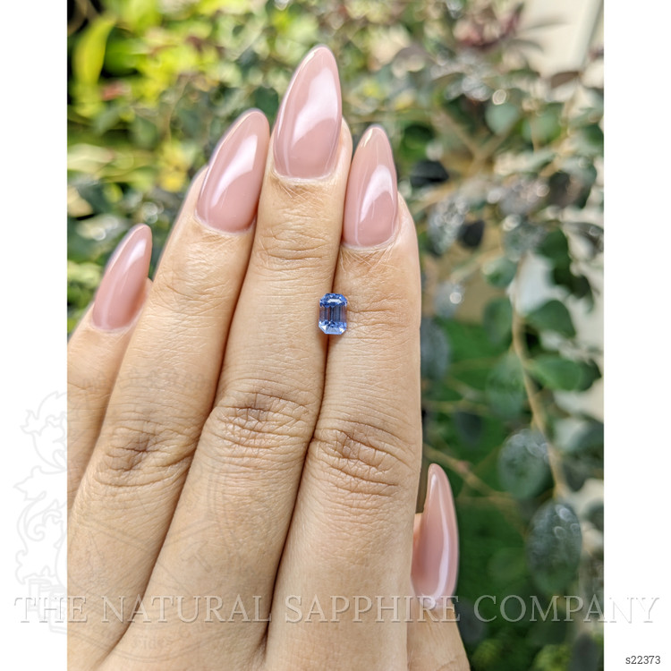 0.85 Ct. Blue Sapphire from Ceylon (Sri Lanka)