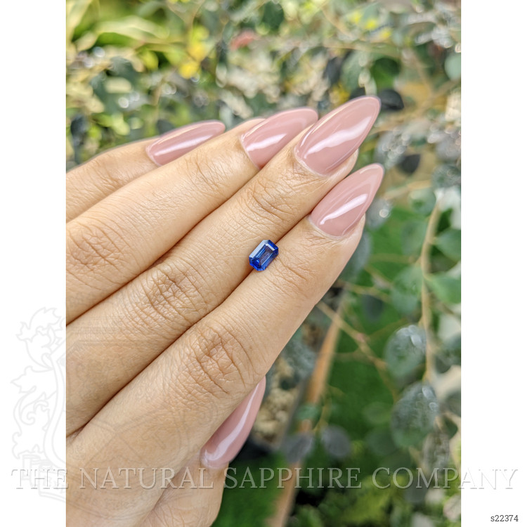 0.70 Ct. Blue Sapphire from Ceylon (Sri Lanka)