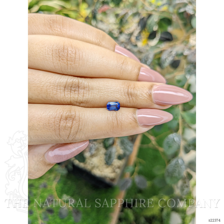0.70 Ct. Blue Sapphire from Ceylon (Sri Lanka)