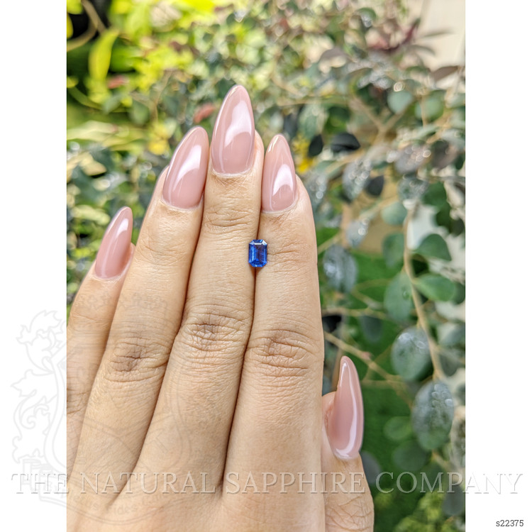 0.61 Ct. Blue Sapphire from Ceylon (Sri Lanka)