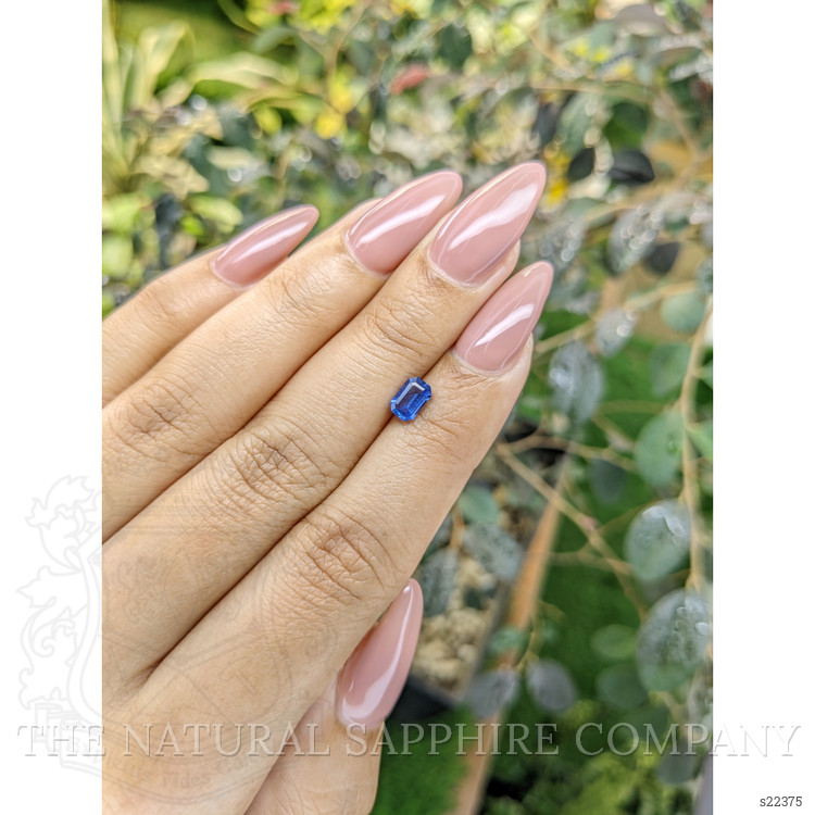 0.61 Ct. Blue Sapphire from Ceylon (Sri Lanka)