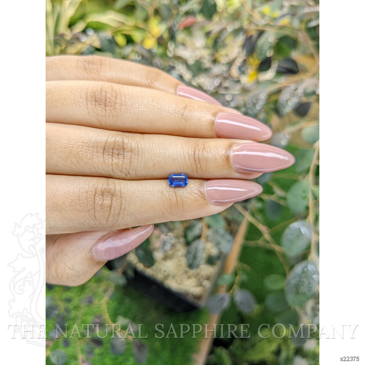 0.61 Ct. Blue Sapphire from Ceylon (Sri Lanka)