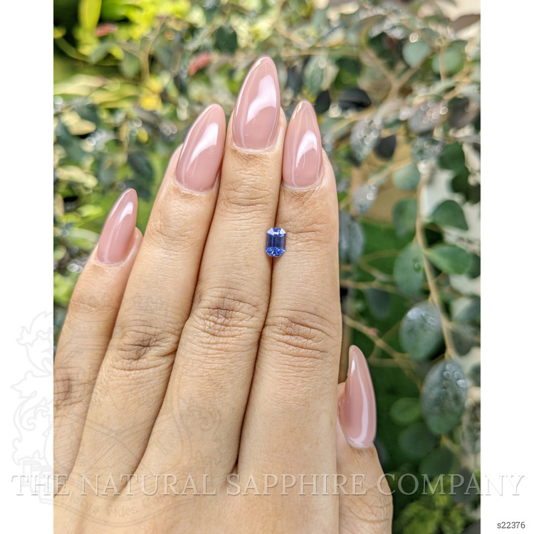 0.66 Ct. Blue Sapphire from Ceylon (Sri Lanka)