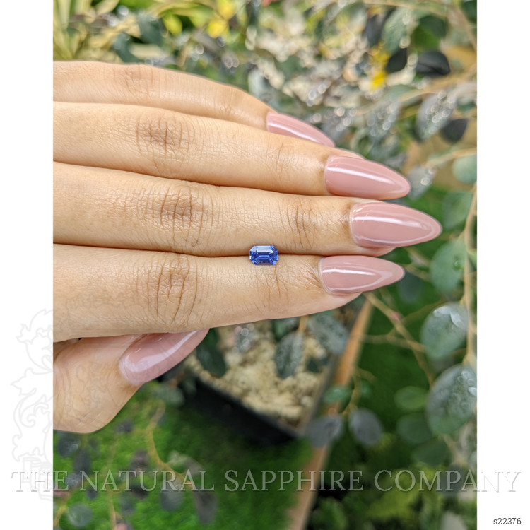 0.66 Ct. Blue Sapphire from Ceylon (Sri Lanka)
