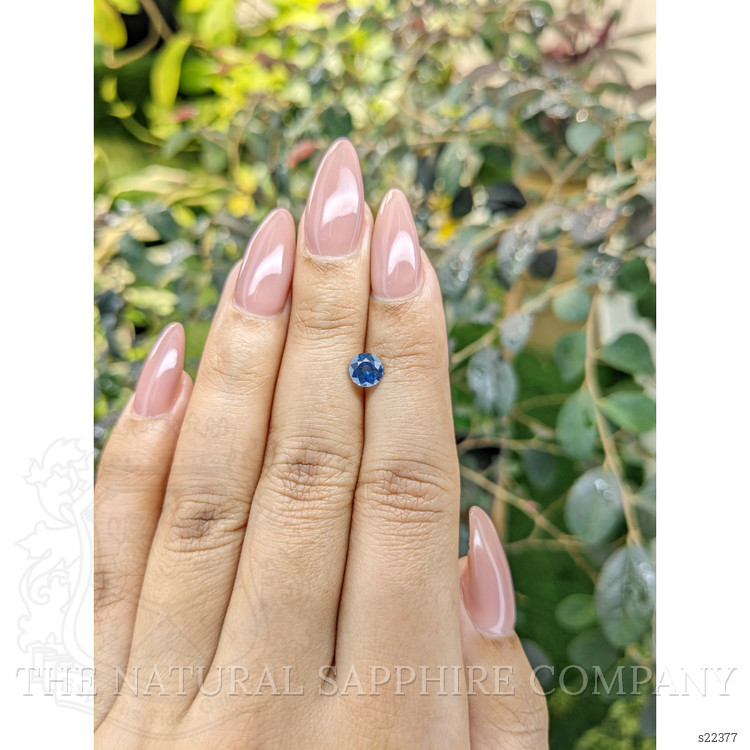 1.03 Ct. Greenish Blue Sapphire from Ceylon (Sri Lanka)