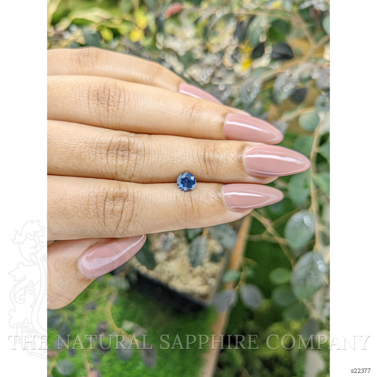 1.03 Ct. Greenish Blue Sapphire from Ceylon (Sri Lanka)