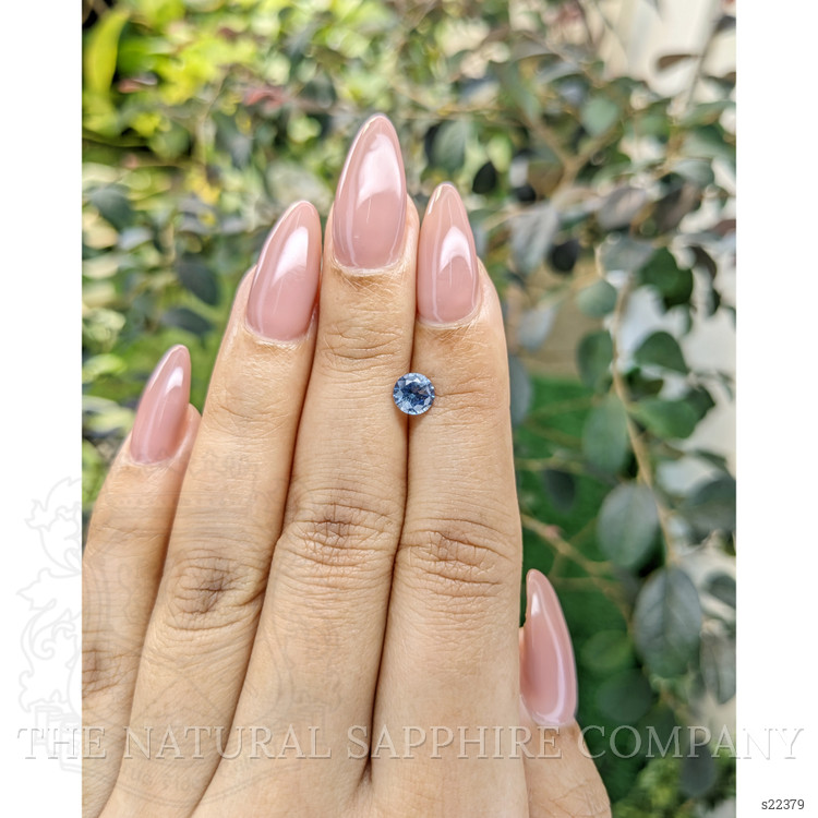 0.80 Ct. Blue Sapphire from Ceylon (Sri Lanka)