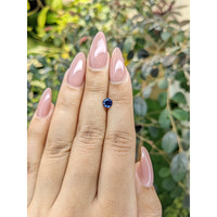 0.75 Ct. Blue Sapphire from Ceylon (Sri Lanka) Life Style