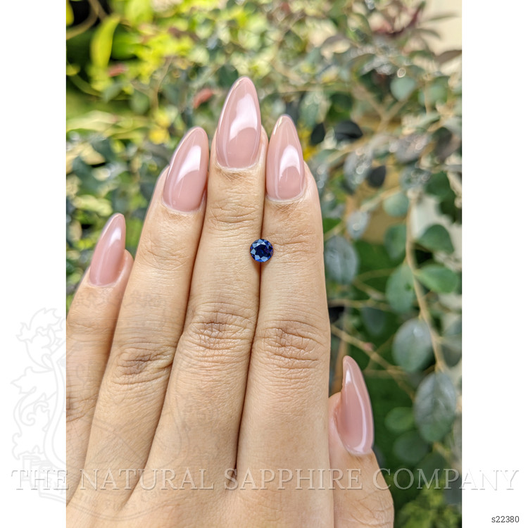 0.75 Ct. Blue Sapphire from Ceylon (Sri Lanka)