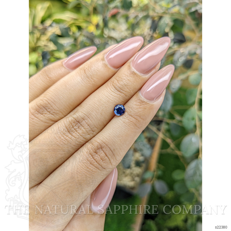 0.75 Ct. Blue Sapphire from Ceylon (Sri Lanka)