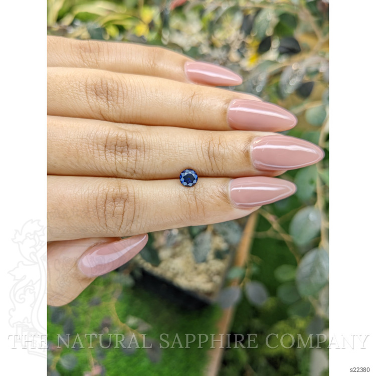 0.75 Ct. Blue Sapphire from Ceylon (Sri Lanka)