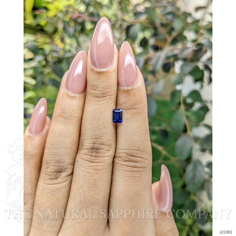 0.64 Ct. Blue Sapphire from Ceylon (Sri Lanka)