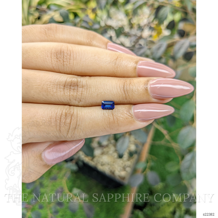 0.64 Ct. Blue Sapphire from Ceylon (Sri Lanka)