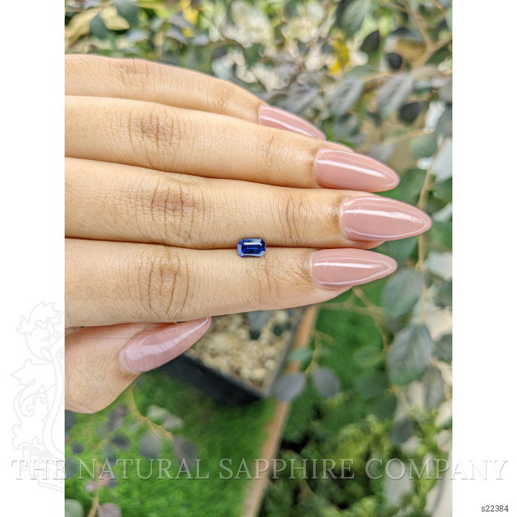 0.72 Ct. Blue Sapphire from Ceylon (Sri Lanka)