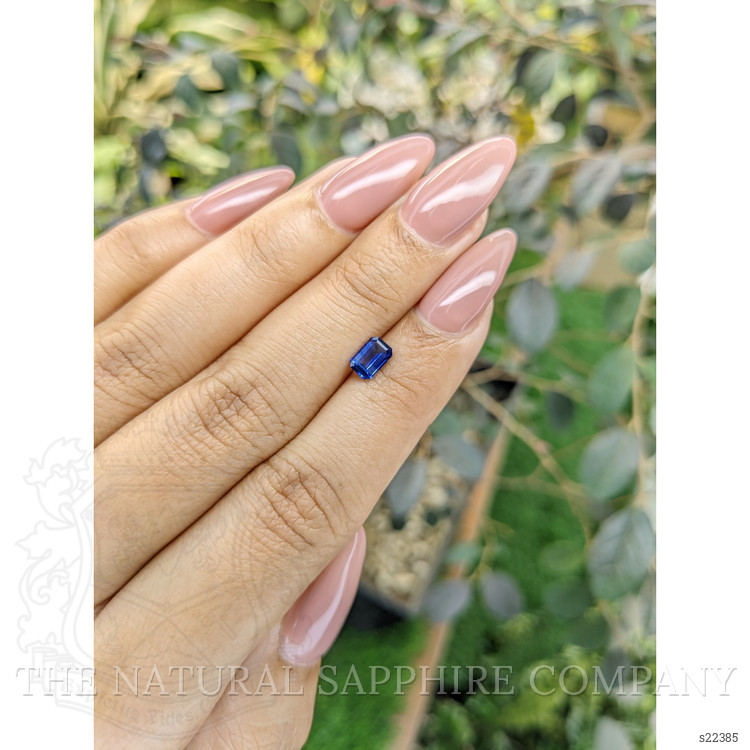 0.54 Ct. Blue Sapphire from Ceylon (Sri Lanka)