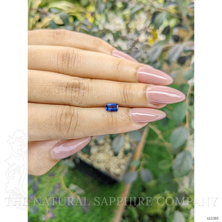 0.54 Ct. Blue Sapphire from Ceylon (Sri Lanka)