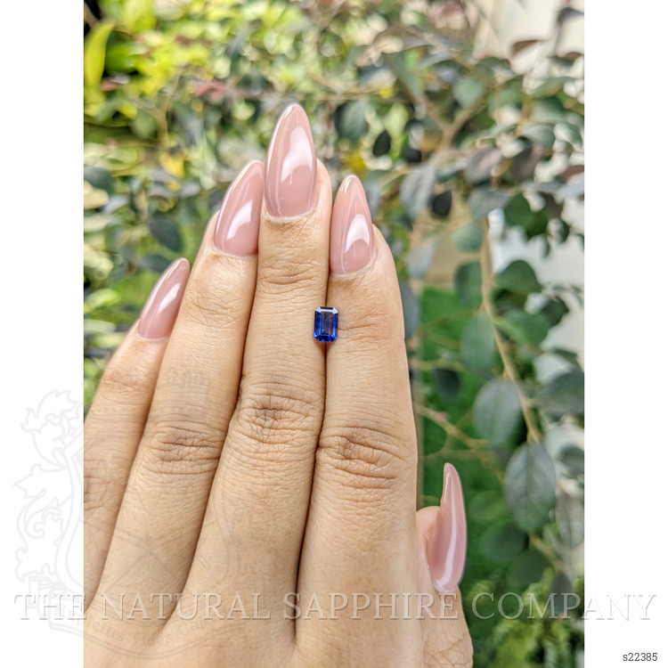 0.54 Ct. Blue Sapphire from Ceylon (Sri Lanka)