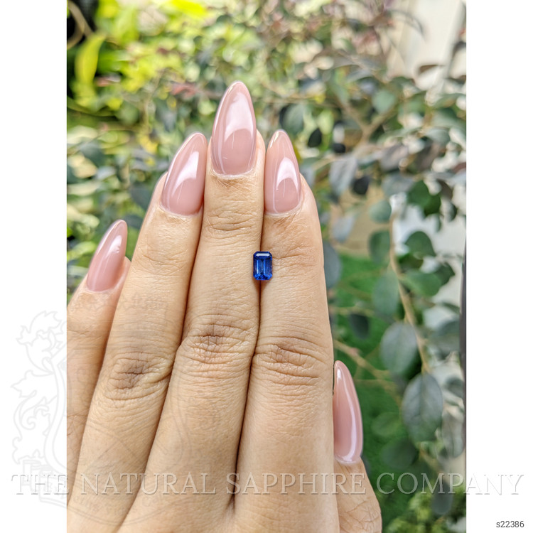 0.72 Ct. Blue Sapphire from Ceylon (Sri Lanka)
