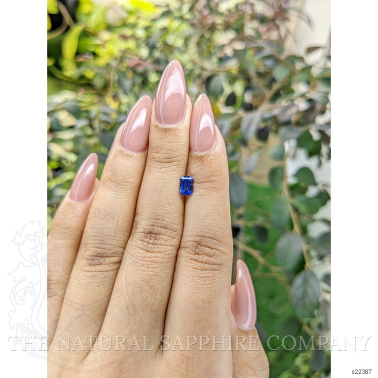 0.70 Ct. Blue Sapphire from Ceylon (Sri Lanka)