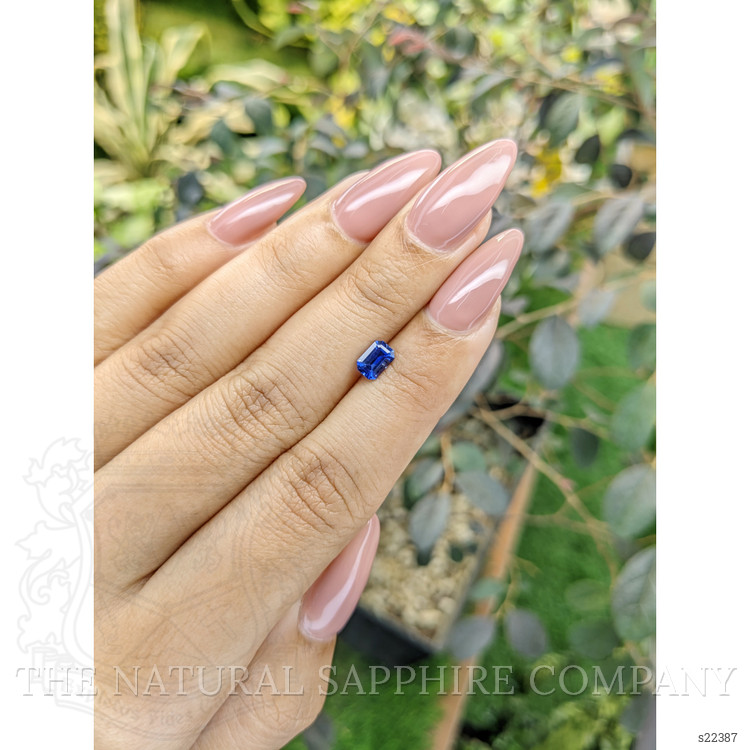 0.70 Ct. Blue Sapphire from Ceylon (Sri Lanka)
