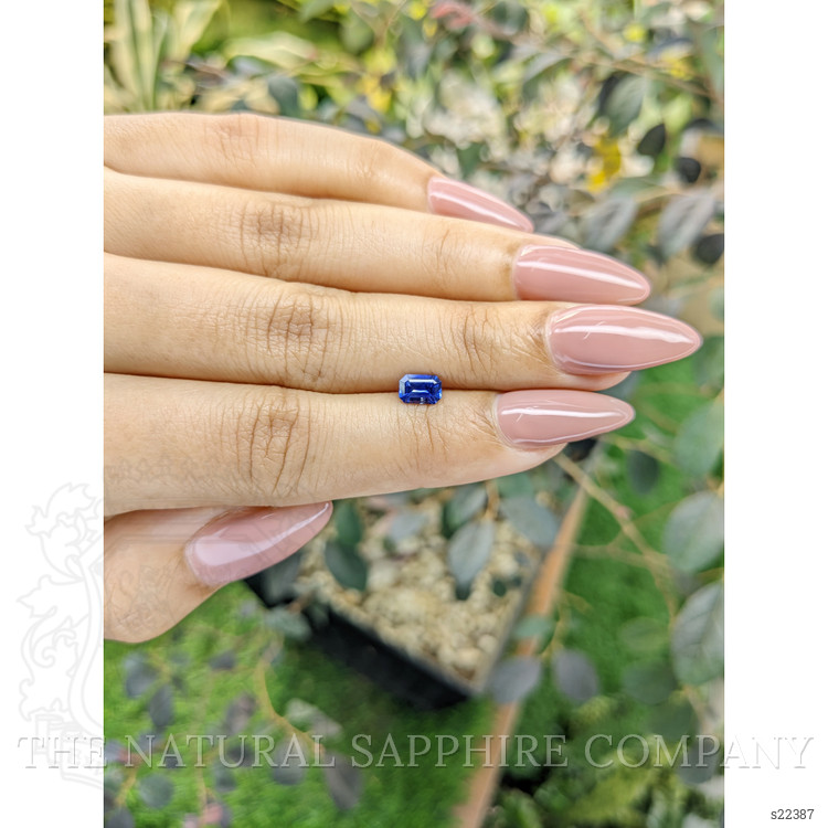 0.70 Ct. Blue Sapphire from Ceylon (Sri Lanka)