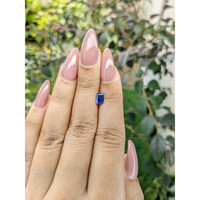 0.69 Ct. Blue Sapphire from Ceylon (Sri Lanka) Life Style