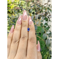 0.69 Ct. Blue Sapphire from Ceylon (Sri Lanka) Life Style