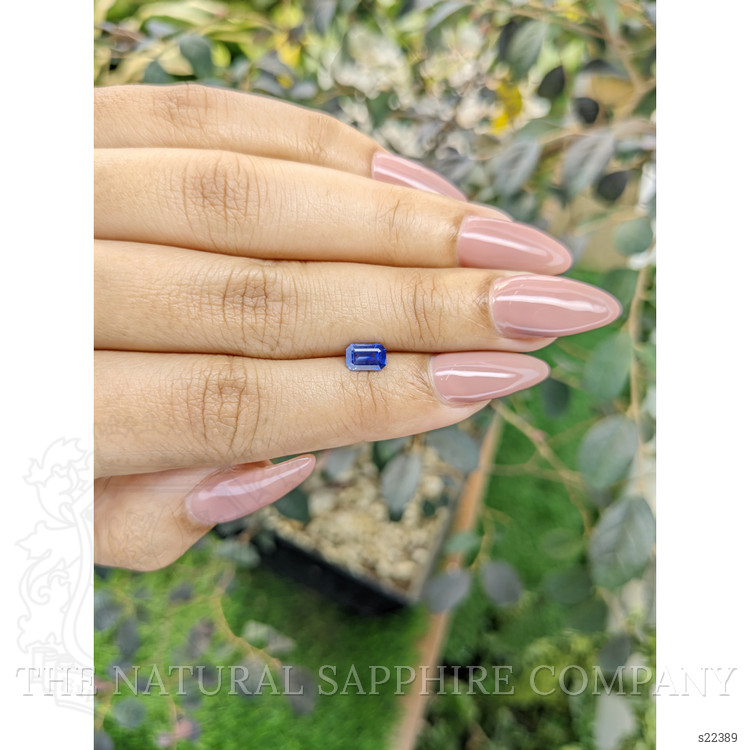 0.69 Ct. Blue Sapphire from Ceylon (Sri Lanka)