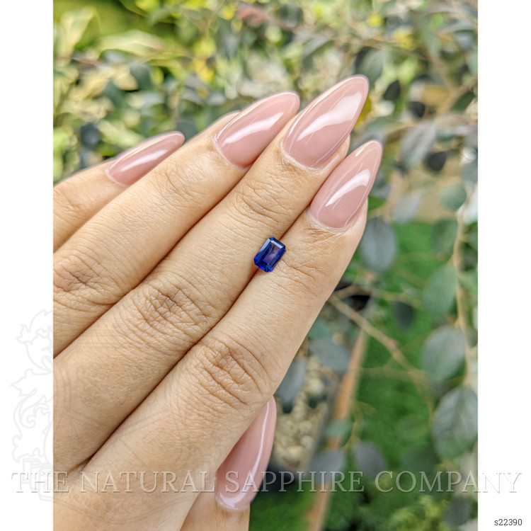 0.61 Ct. Blue Sapphire from Ceylon (Sri Lanka)