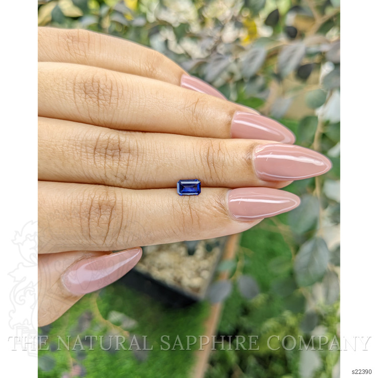 0.61 Ct. Blue Sapphire from Ceylon (Sri Lanka)