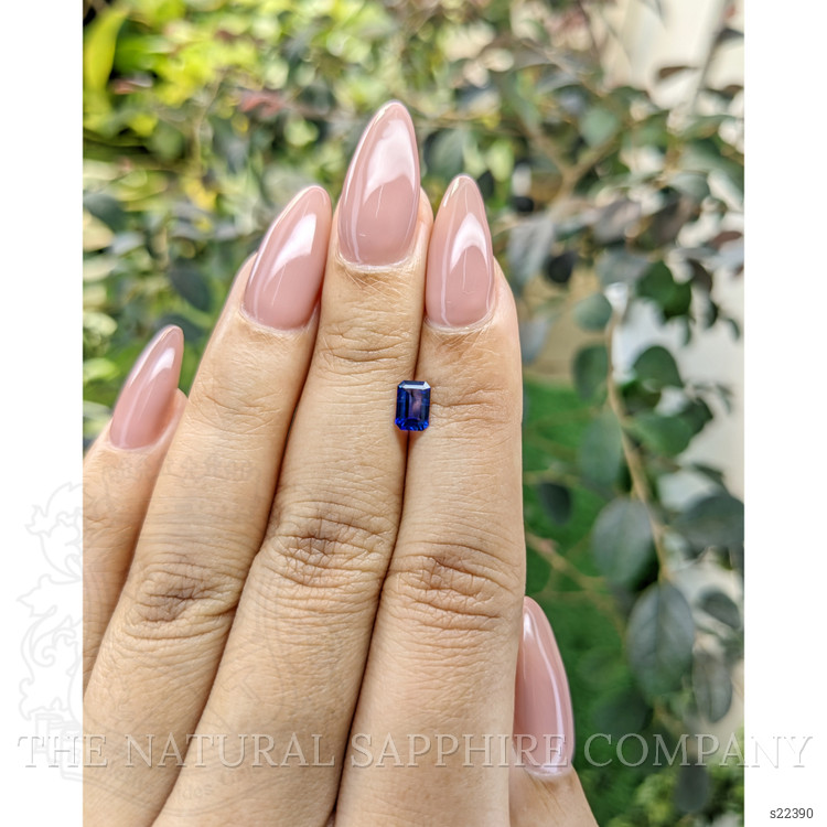 0.61 Ct. Blue Sapphire from Ceylon (Sri Lanka)