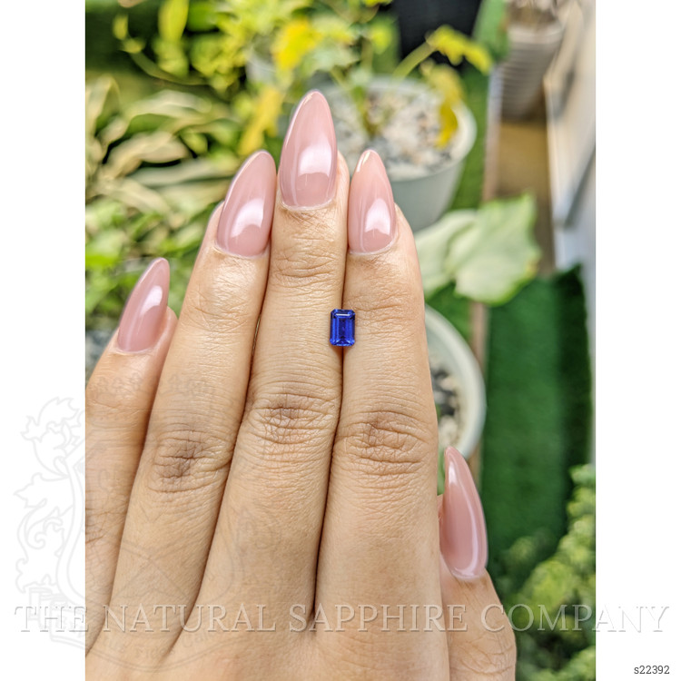 0.72 Ct. Blue Sapphire from Ceylon (Sri Lanka)