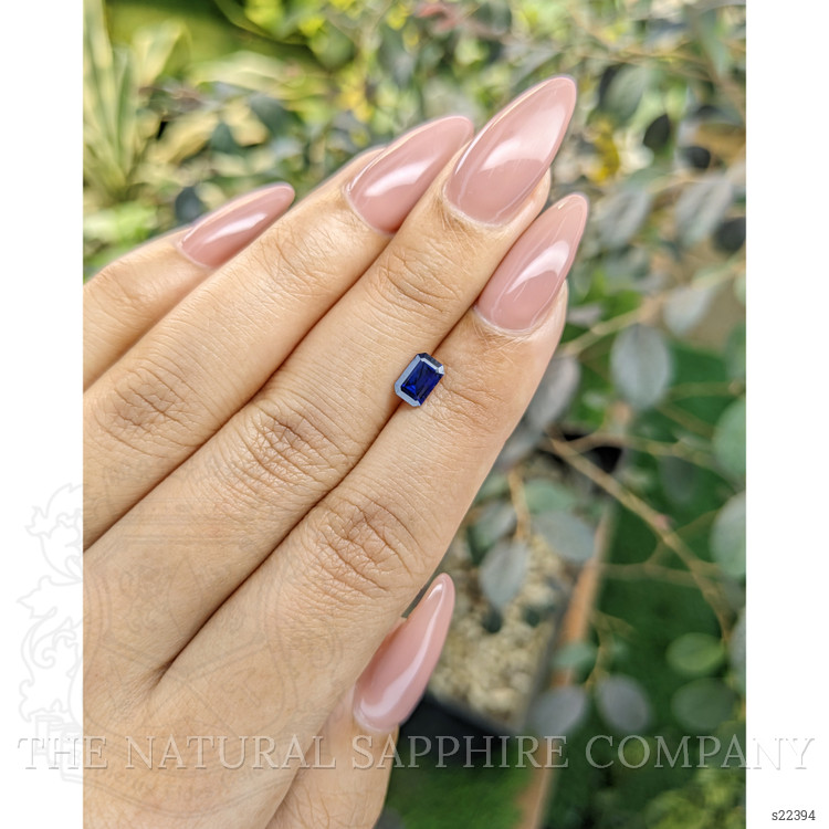 0.75 Ct. Blue Sapphire from Ceylon (Sri Lanka)