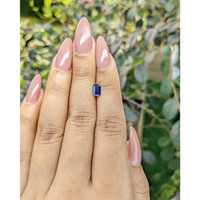 0.75 Ct. Blue Sapphire from Ceylon (Sri Lanka) Life Style
