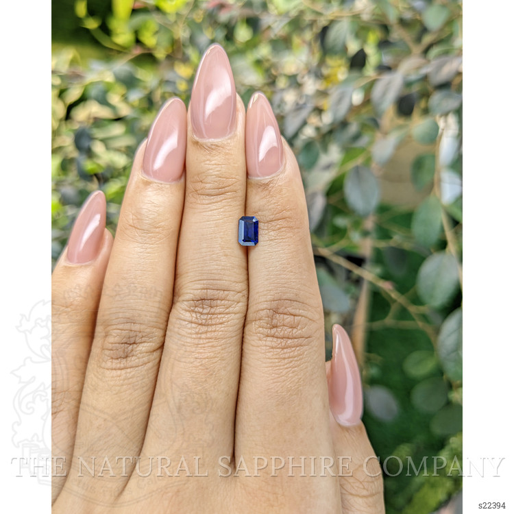 0.75 Ct. Blue Sapphire from Ceylon (Sri Lanka)