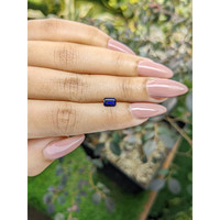 0.62 Ct. Blue Sapphire from Ceylon (Sri Lanka) Life Style