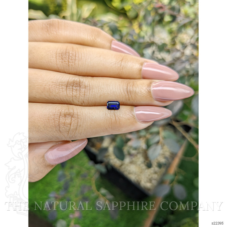 0.62 Ct. Blue Sapphire from Ceylon (Sri Lanka)